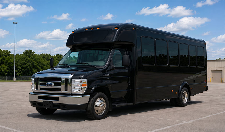 20-passenger minibus for charter in Kansas City, MO