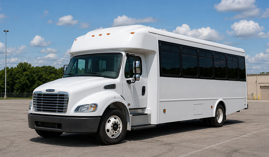 25-passenger minibus for charter in Kansas City, MO
